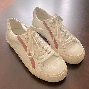 Madewell Shoes 7.5 Sidewalk Lace Up Leather White Casual Sneaker